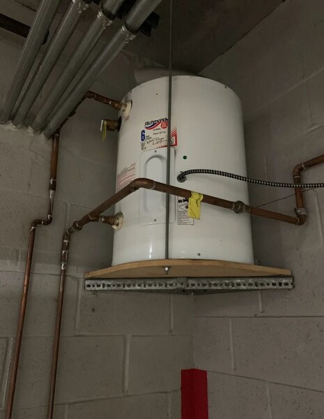 Water Heater Installation Services (and made water heater stand) in Elmhurst, IL (1)