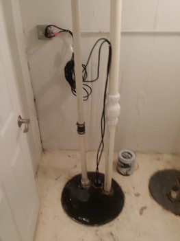 Sump pump re pipe and check valve install. Arlington Heights, IL